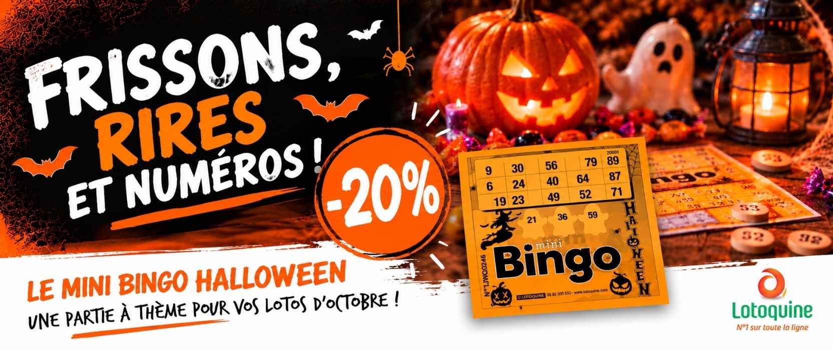 Halloween 2026 - 20% sur le Mini Bingo